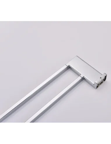 Держатель для полотенец Koer AS-0109-2-01, двойной, хром