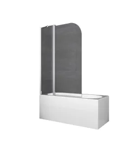 Скляна шторка для ванної Koer SR BS03-95x140-TR-01, розстібна