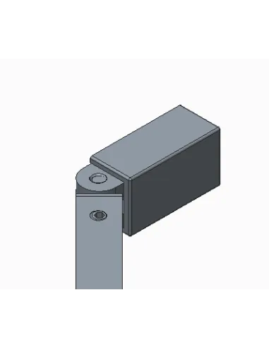 Скляна шторка для ванної Koer SR BS03-95x140-TR-01, розстібна