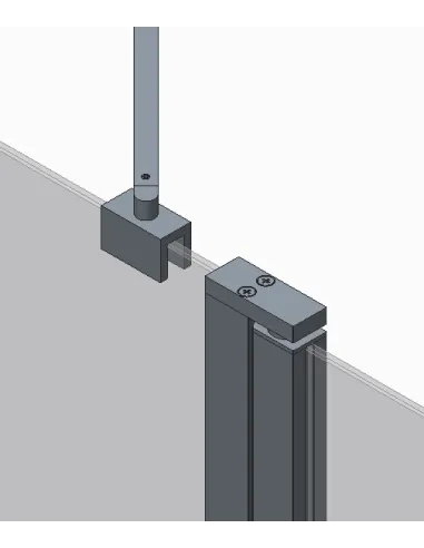Стеклянная шторка для ванной Koer SR BS03-95x140-TR-01, распашная
