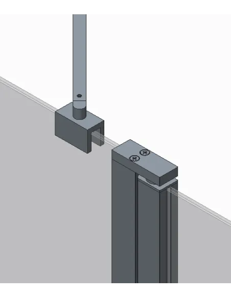Стеклянная шторка для ванной Koer SR BS03-95x140-TR-01, распашная