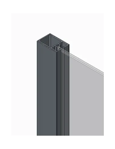 Стеклянная шторка для ванной Koer SR BS03-95x140-TR-01, распашная