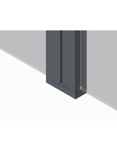 Стеклянная шторка для ванной Koer SR BS03-95x140-TR-01, распашная
