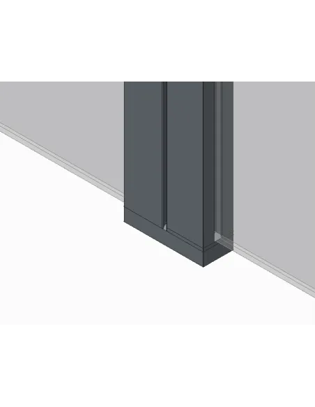 Стеклянная шторка для ванной Koer SR BS03-95x140-TR-01, распашная