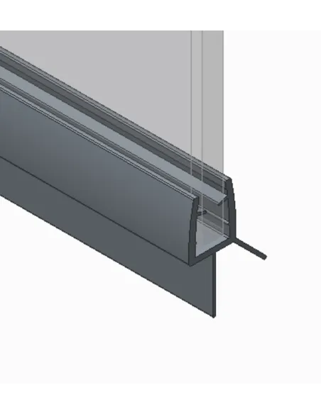Стеклянная шторка для ванной Koer SR BS02-80x140-TR-07, распашная