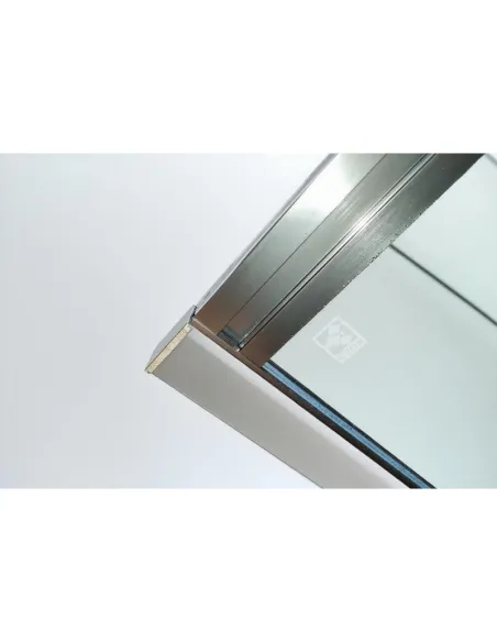 Скляна шторка для ванної Koer SR BS06-120x150-TR-07, розсувна