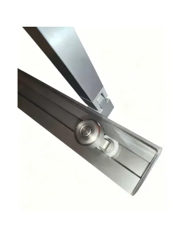 Стеклянная шторка для ванной Koer SR BS06-120x150-TR-07, раздвижная