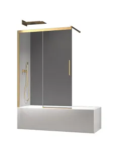 Скляна шторка для ванної Koer SR BS06-120x150-TR-12, розсувна