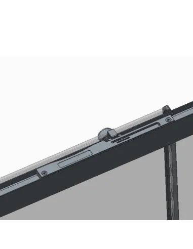 Скляна шторка для ванної Koer SR BS06-120x150-TR-12, розсувна