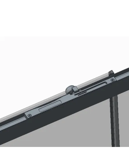 Стеклянная шторка для ванной Koer SR BS06-120x150-TR-12, раздвижная