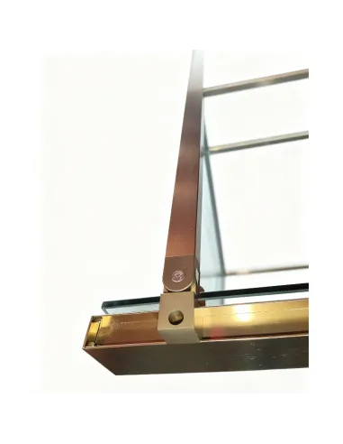 Скляна шторка для ванної Koer SR BS06-120x150-TR-12, розсувна