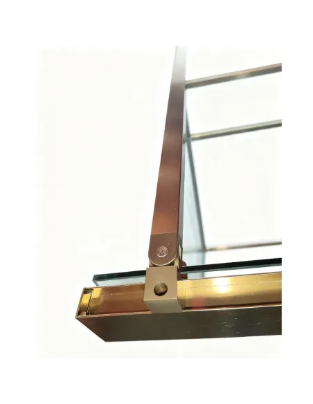 Стеклянная шторка для ванной Koer SR BS06-120x150-TR-12, раздвижная
