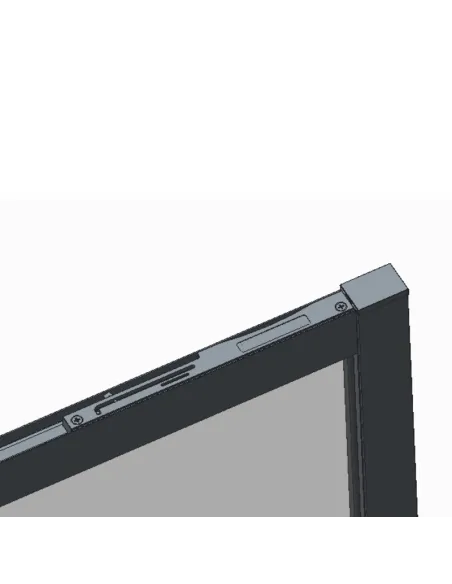 Скляна шторка для ванної Koer SR BS06-120x150-TR-12, розсувна