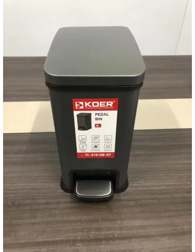 Відро для сміття Koer TC-010108-07 8 літрів, графіт