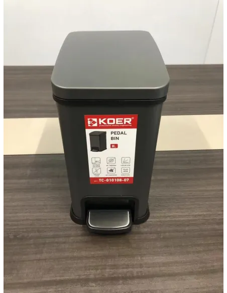 Відро для сміття Koer TC-010108-07 8 літрів, графіт