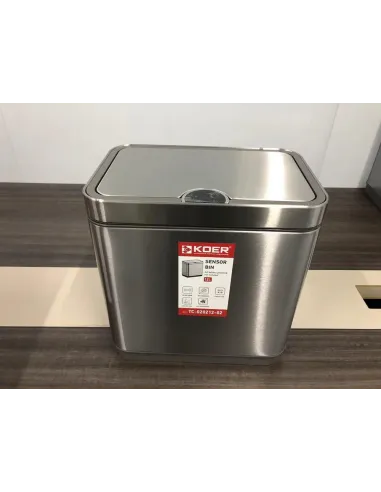 Ведро для мусора Koer TC-020212-02 12 литров сенсорное, нержавеющая сталь