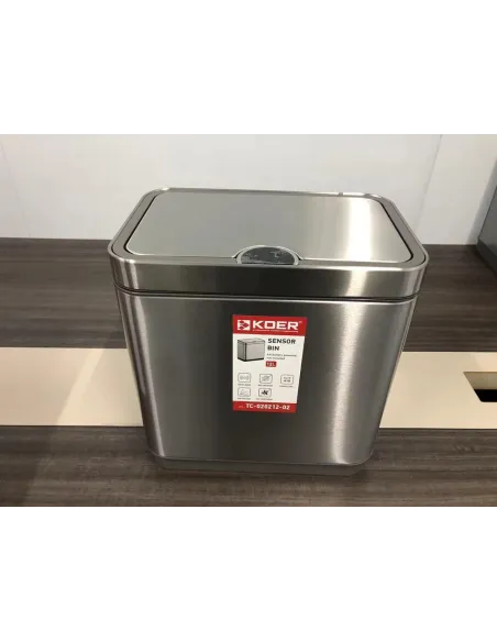 Відро для сміття Koer TC-020212-02 12 літрів сенсорне, нержавіюча сталь