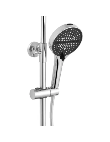 Душевая система Kroner KRP Vog - C064, с изливом, высота 91.5-126.5 см, однорычажная