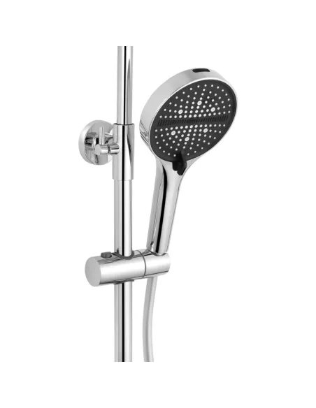 Душевая система Kroner KRP Vog - C064, с изливом, высота 91.5-126.5 см, однорычажная