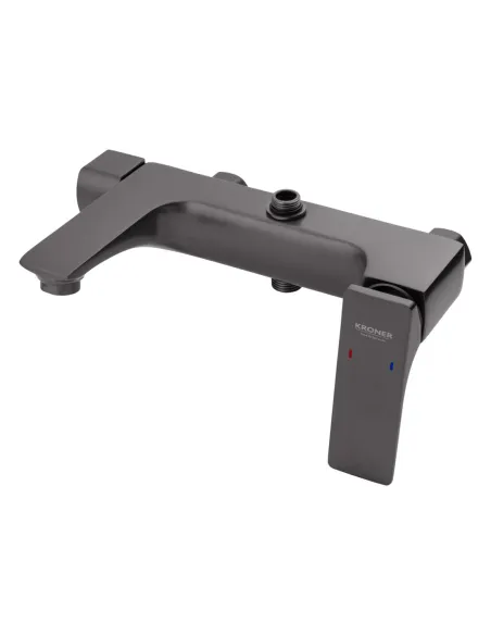 Душевая система Kroner KRP Vog - GRP064, с изливом, высота 91.5-126.5 см, однорычажная