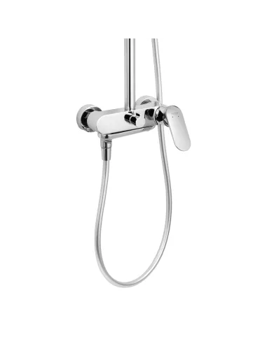 Душова система Kroner Element 211318-0101, з виливом, висота 91.5-126.5 см, одноважільна