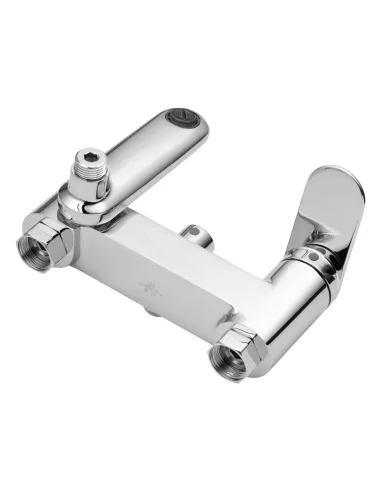Душова система Kroner Element 211318-0101, з виливом, висота 91.5-126.5 см, одноважільна