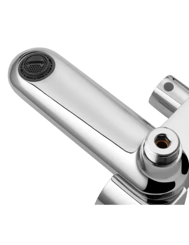 Душова система Kroner Element 211318-0101, з виливом, висота 91.5-126.5 см, одноважільна