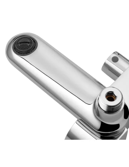 Душова система Kroner Element 211318-0101, з виливом, висота 91.5-126.5 см, одноважільна