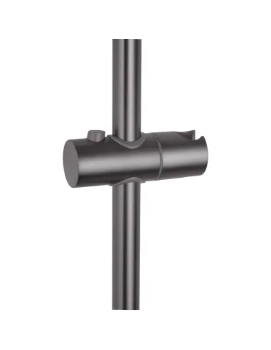 Душевая система Kroner Element 211318-5301, с изливом, высота 91.5-126.5 см, однорычажная