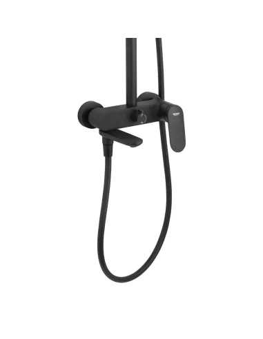 Душова система Kroner Element 211318-3801, з виливом, висота 91.5-126.5 см, одноважільна