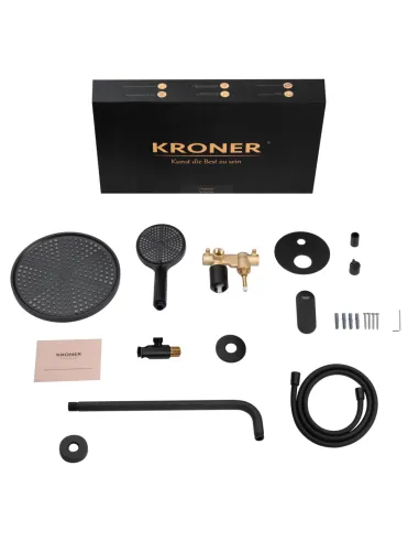 Душевая система Kroner Element 211335B-3801, скрытого монтажа, без излива