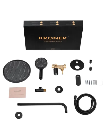 Душевая система Kroner Element 211335B-3801, скрытого монтажа, без излива