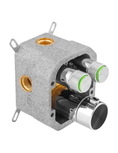 Душевая система Kroner Element Thermo 211461-0101, скрытого монтажа, с термостатом, без излива