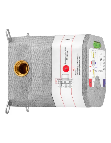 Душевая система Kroner Element Thermo 211461-5301, скрытого монтажа, с термостатом, без излива