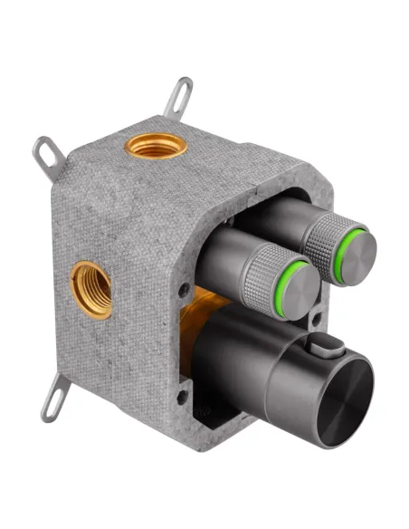 Душевая система Kroner Element Thermo 211461-5301, скрытого монтажа, с термостатом, без излива