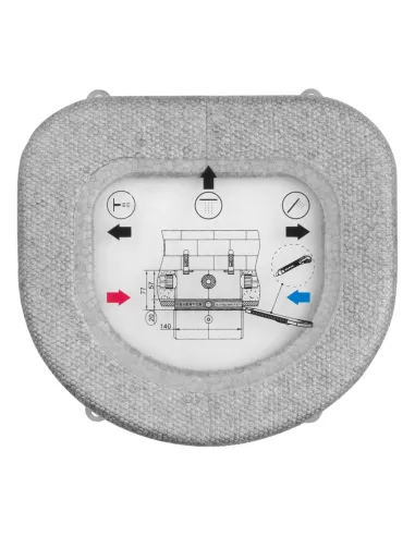 Душевая система Kroner Element Thermo 211462-0101, скрытого монтажа, с термостатом, с изливом