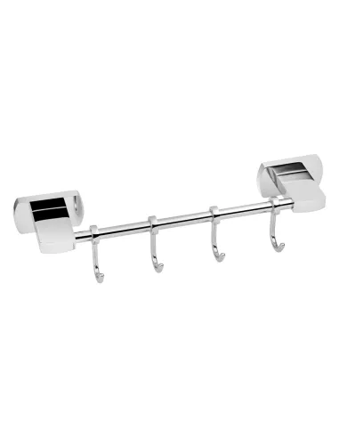 Полотенцедержатель Kroner KRM Graz - C95618-4, хром, 4 крючка