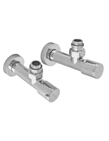 Кран для полотенцесушителя Koer KR.SET.533 угловой, 1/2 дюйма, 2 шт