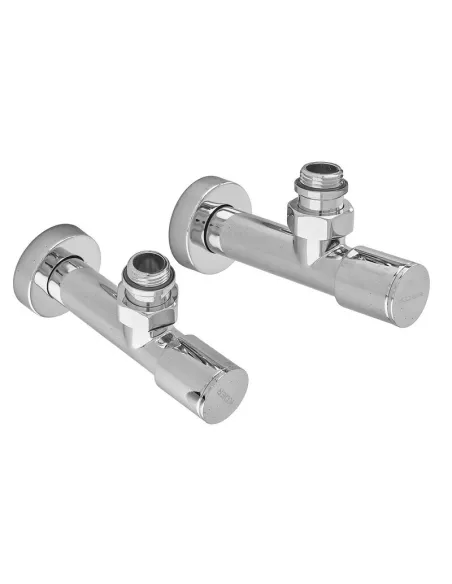 Кран для полотенцесушителя Koer KR.SET.533 угловой, 1/2 дюйма, 2 шт