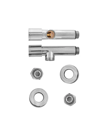 Кран для полотенцесушителя Koer KR.SET.533 угловой, 1/2 дюйма, 2 шт