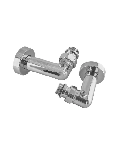 Кран для сушки для рушників Koer KR.SET.550 запірний кутовий, 1/2 дюйма, 2 шт