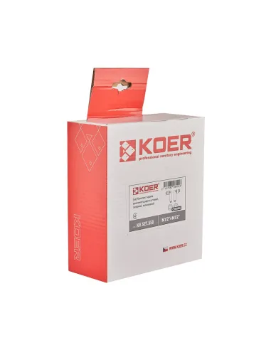 Кран для полотенцесушителя Koer KR.SET.550 запорный угловой, 1/2 дюйма, 2 шт