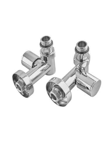 Кран для полотенцесушителя Koer KR.SET.551 под ТЭН угловой, 1/2 дюйма, 2 шт