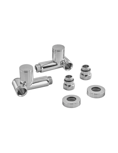 Кран для сушки для рушників Koer KR.SET.551 під ТЕН кутовий, 1/2 дюйма, 2 шт