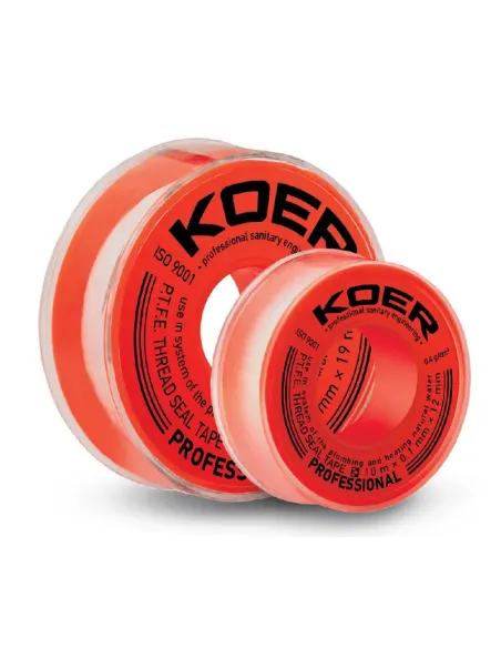 Фум стрічка тефлонова Koer ST-11, 12х0.1 мм, 10 метрів