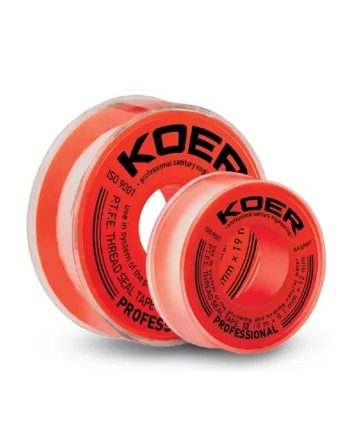 Фум стрічка тефлонова Koer STP-11 PRO, 19х0.2 мм, 15 метрів