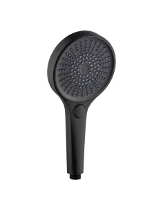 Лейка для ручного душа Kroner Element 2801552915Z-3801, 126х260х65 мм, 4 режима, черный