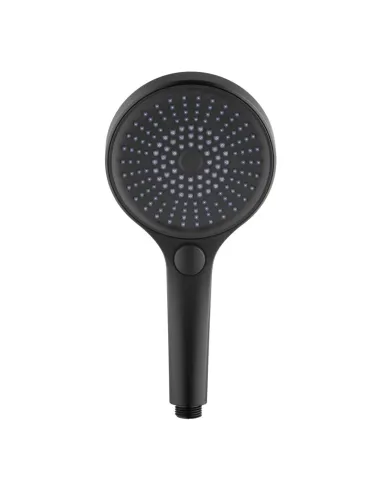 Лейка для ручного душа Kroner Element 2801552915Z-3801, 126х260х65 мм, 4 режима, черный