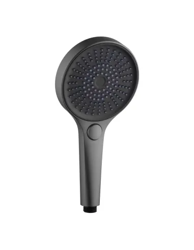 Лійка для ручного душу Kroner Element 2801552923Z-5301, 126х260х65 мм, 4 режими, чорний
