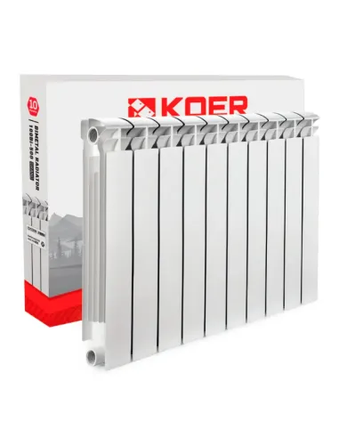 Радіатор біметалічний Koer 100 Bimetal-500 GRAND, 10 секцій